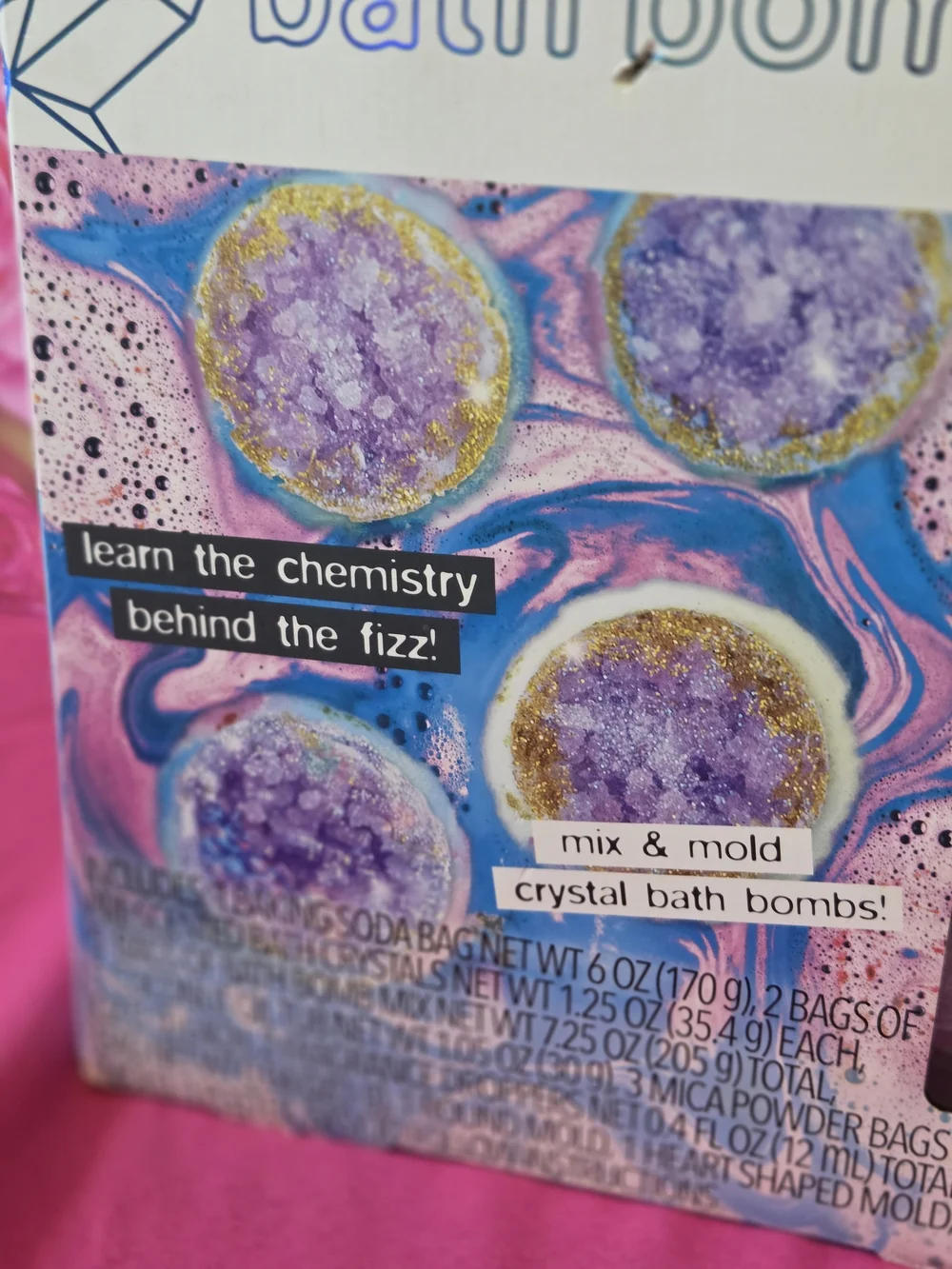 Youniverse Scented Diy Crystal Bath Bombs - Purple